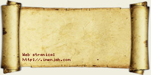 Jelena Vlahović vizit kartica